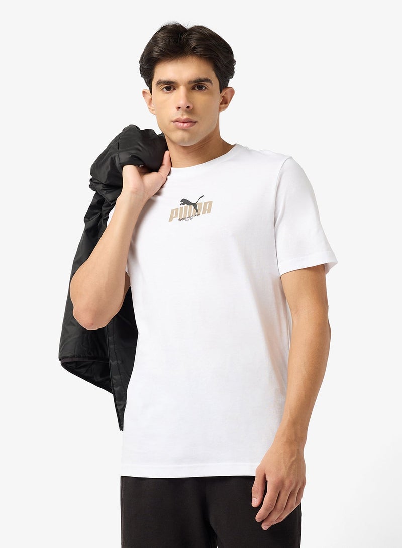PUMA Men's Graphic Wording Tee - Image 1